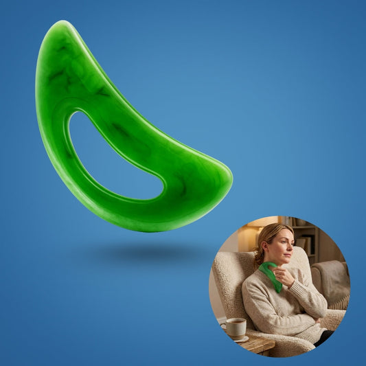 WellEase | Body Gua Sha Massager – Lymphatic Drainage – Durable Resin Tool – Relieves Muscle Tension & Soreness – Relaxing Full‑Body Use