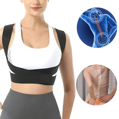 SpineAlign Posture Corrector | Adjustable Back Support for Pain Relief - Improve Posture, Reduce Neck, Shoulder & Sciatica Pain