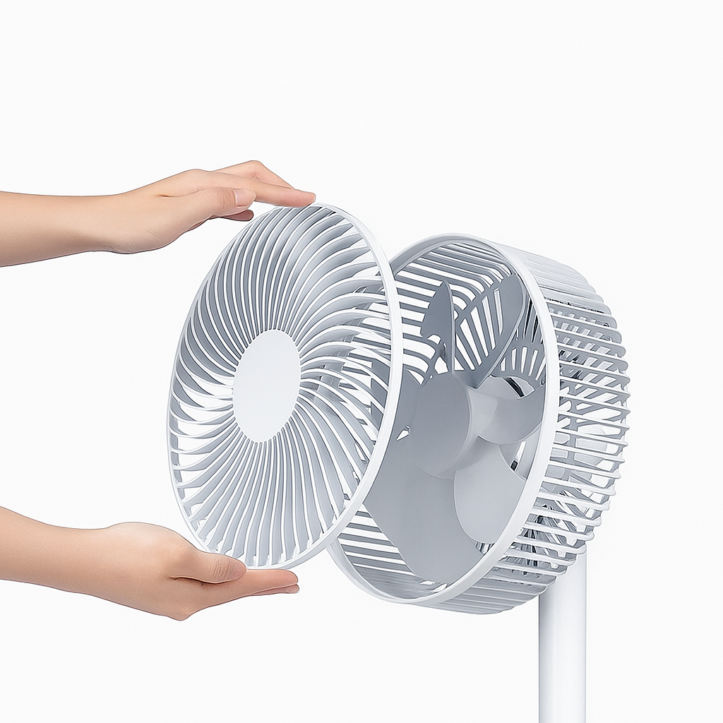 CoolBreeze | Portable USB Desk Fan – Silent Operation – Compact Lightweight – Instant Cooling Relief – Stay Cool for Office Bedroom Travel