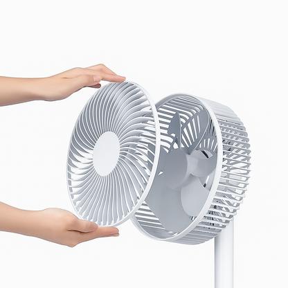 CoolBreeze | Portable USB Desk Fan – Silent Operation – Compact Lightweight – Instant Cooling Relief – Stay Cool for Office Bedroom Travel