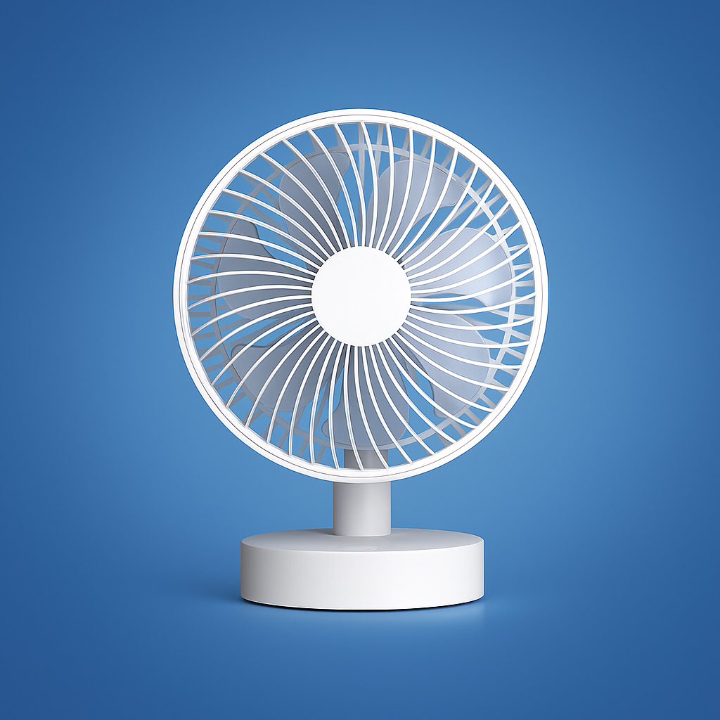 CoolBreeze | Portable USB Desk Fan – Silent Operation – Compact Lightweight – Instant Cooling Relief – Stay Cool for Office Bedroom Travel
