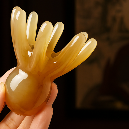 SereneWave | Octopus Scalp Massager – Stress Relief Tool – Lightweight Resin Design – Boosts Circulation – For Travel Relaxation & Hair Health
