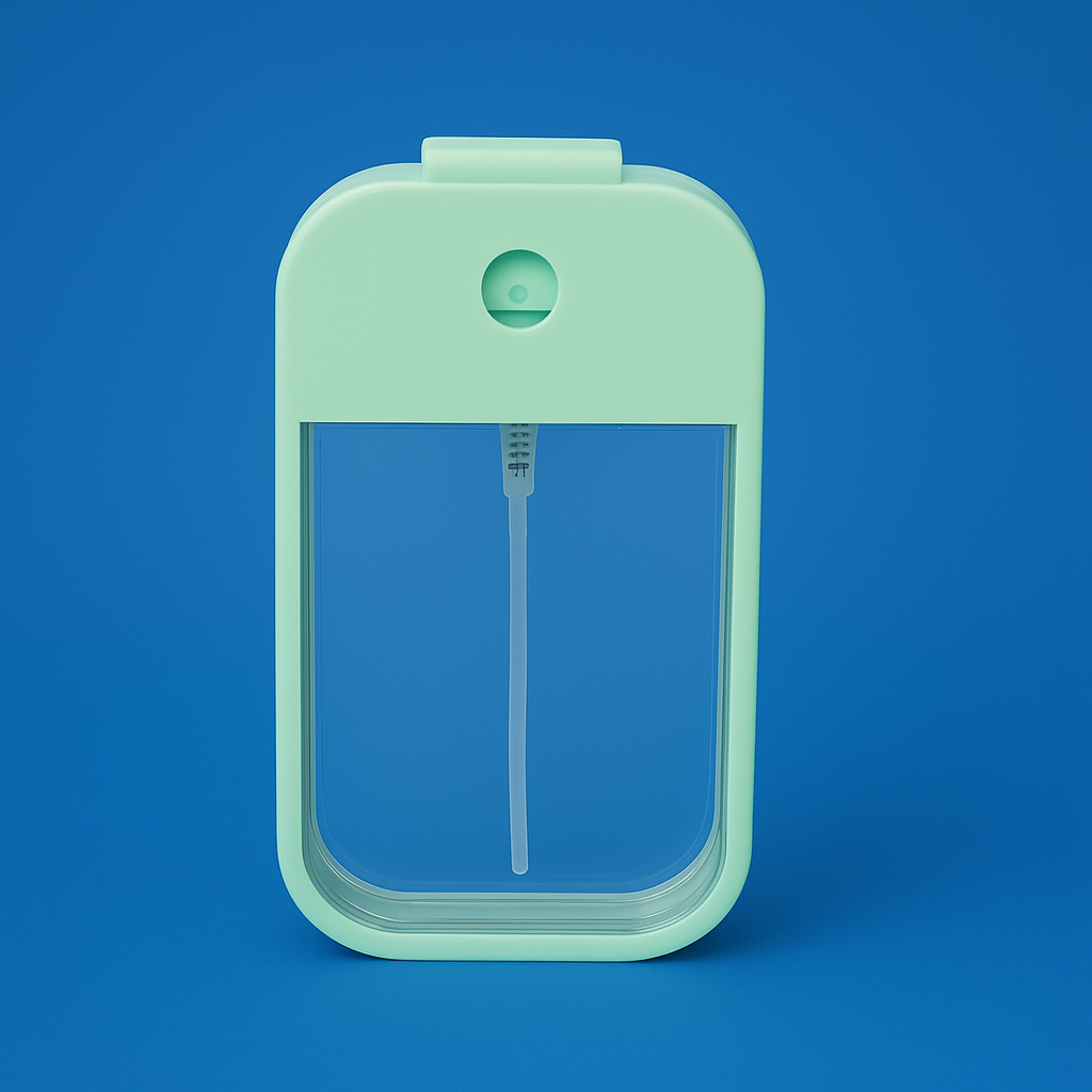 MistCard | Travel Spray Bottle – Leak-Proof Fine Mist Refillable – Compact Card-Shape for Perfume & Sanitiser