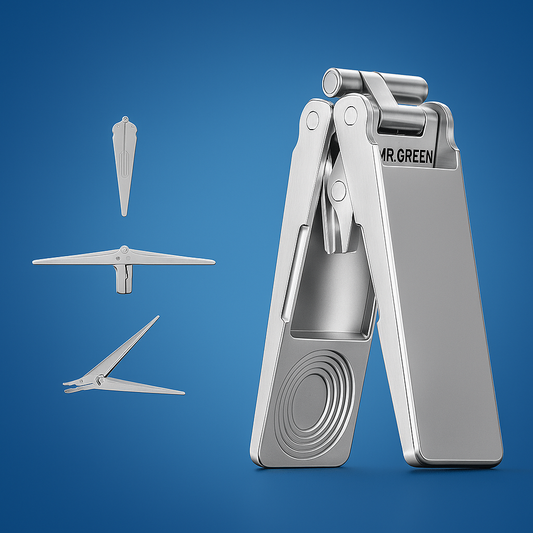ClipGuard | Nail Clippers – Mess-free Catcher – Stainless Steel Foldable – Travel & Home Grooming