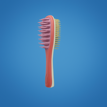 ScalpLuxe | Double-Sided Shampoo Brush – Silicone Scalp Massager – Deep Clean for Oily Hair & Sensitive Scalp
