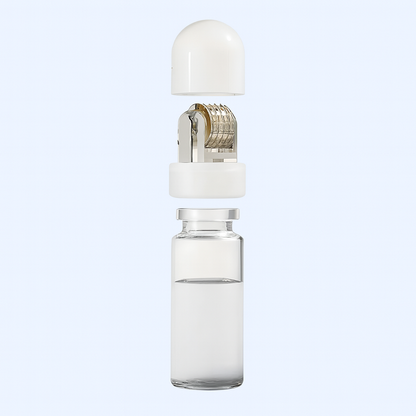 SkinFuse | Microneedle Derma Roller – Boosts Serum Absorption – Refillable Bottle & Fine Needles – Safe At-Home Skincare