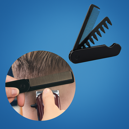 PocketTame | Pocket Hair Comb – Two In One Wide And Fine Teeth – Lightweight Portable Design – Daily Hair And Beard Grooming