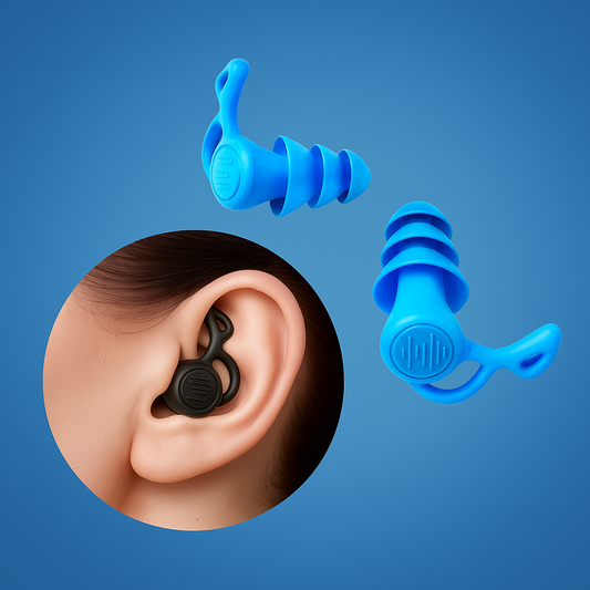 AquaSeal | Swimming Earplugs – Triple Layer Waterproof Fit – Soft Reusable Silicone – Swimmers Preventing Water In Ears