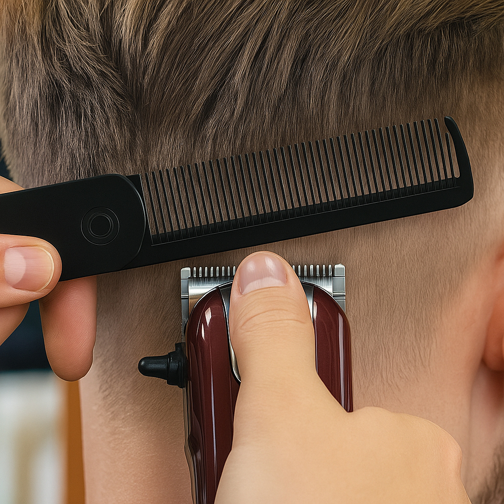 PocketTame | Pocket Hair Comb – Two In One Wide And Fine Teeth – Lightweight Portable Design – Daily Hair And Beard Grooming