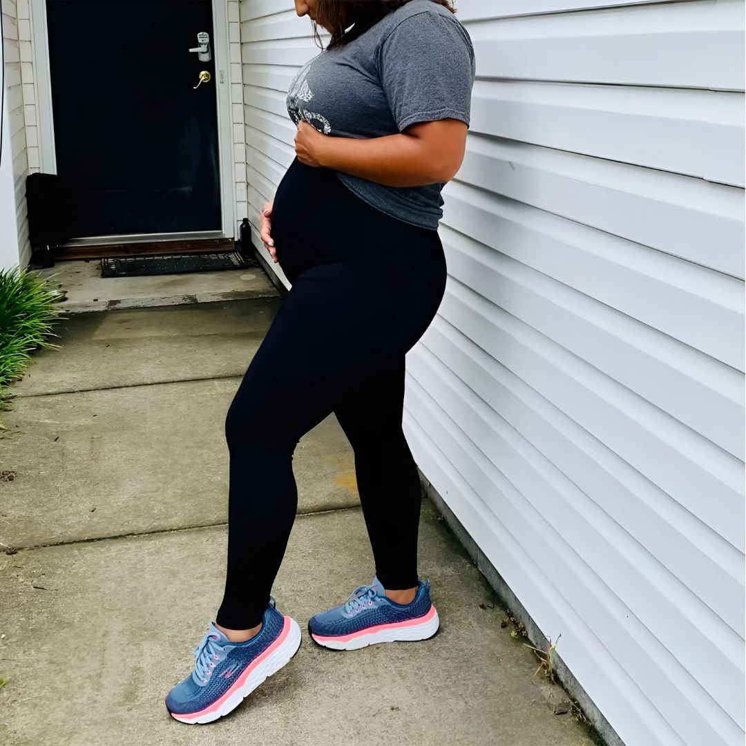 MammaComfort High Waist Maternity Leggings | Soft and Stretchy - Supportive and Versatile for Expecting Mothers