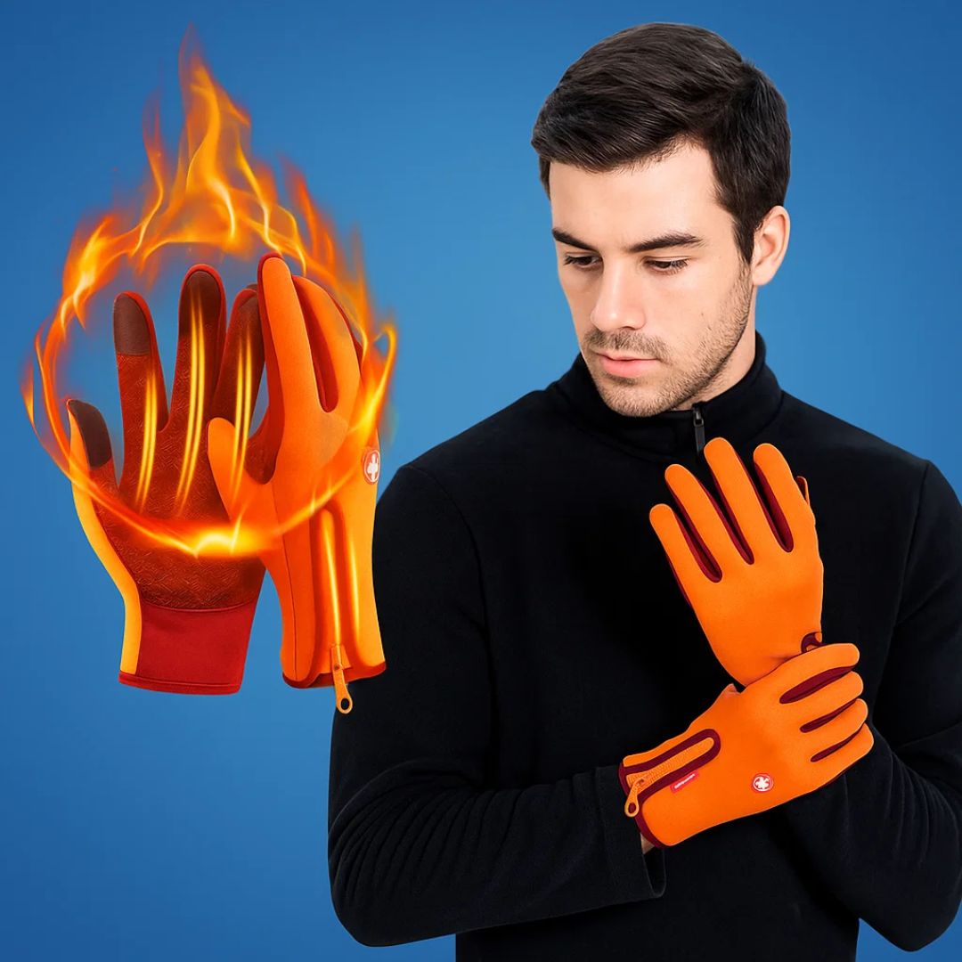 ThermaGuard | Thermal Gloves for Men & Women – Waterproof, Touchscreen Winter Gloves for Outdoor Sports