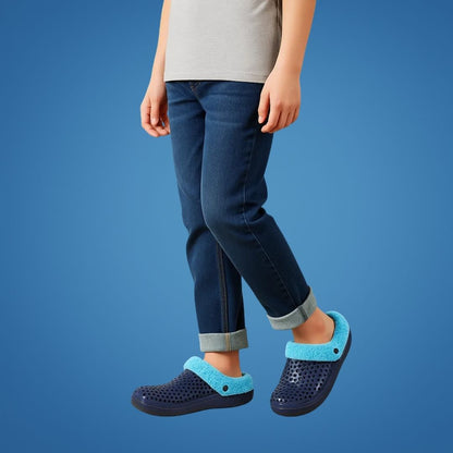 FrostEase | Winter House Slippers – Non-Slip Thick Sole – Plush Lined Indoor Shoes for Cold Feet – Extra Warm Comfort, Support & Relief