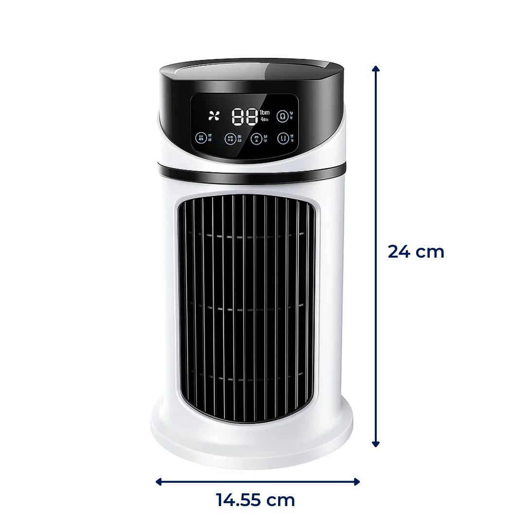 Aeromist | Portable Air Cooler Humidifier – Rapid Cooling – USB 5V – 300ML Water Tank – Quiet Operation for Desk and Home Use