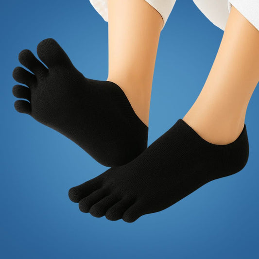 CoolStride | No-Show Toe Socks – Breathable Anti-Slip Mesh – Invisible Low-Cut – Women’s Summer Comfort, Blister Prevention & All-Day Freshness
