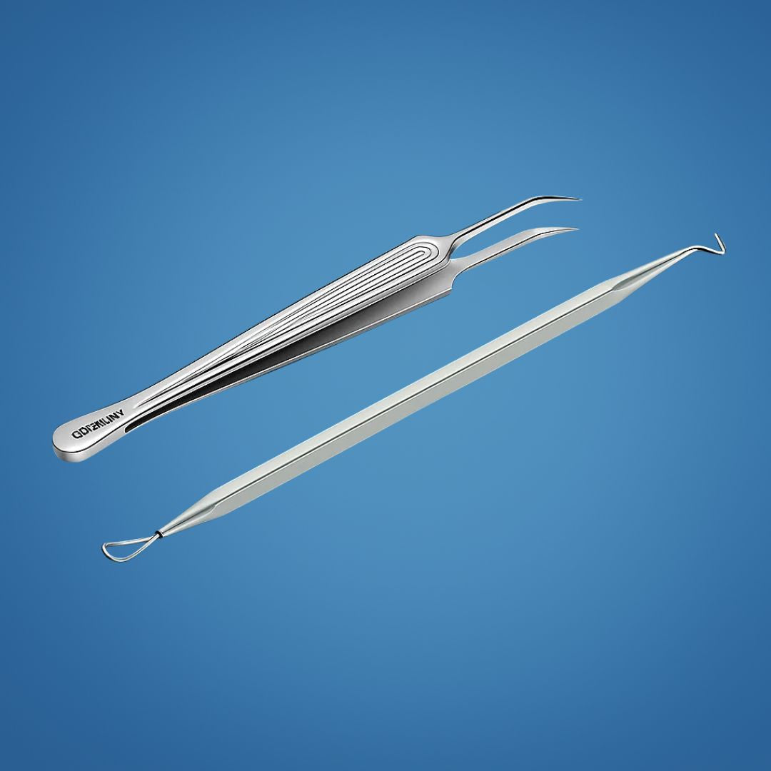 PurePore | Blackhead Removal Tool – Precision Stainless Steel – Easy to Rinse and Maintain - Gentle Pimple Extraction for Home Use