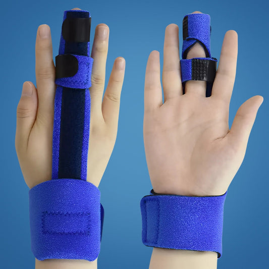 FlexiBrace | Adjustable Finger Splint Support Brace for Injury Recovery, Arthritis, Pain Relief, Finger Immobilisation