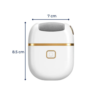 SoleSmooth | Electric Foot File – Callus Remover – Rechargeable Cordless – Heals Cracked Heels – Restores Soft, Smooth Feet at Home