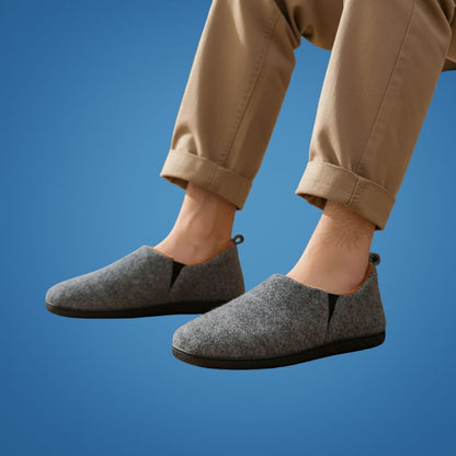 CozyStride | Warm House Slippers – Memory Foam Cushioning – Insulated Breathable Cotton – Relieves Cold Feet and Supports All-Day Comfort
