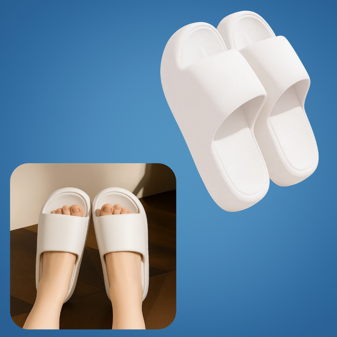 CloudStep | Platform Summer Slides – Cloud-Soft Cushioning – Lightweight Padded Sole – Pain Relief – Supportive – All-Day Comfort for Women