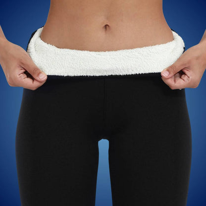 WarmFlex High-Waisted Warm Fleece Leggings | Winter Legging for Cold Weather - Warm Legging - for Outdoor Activities