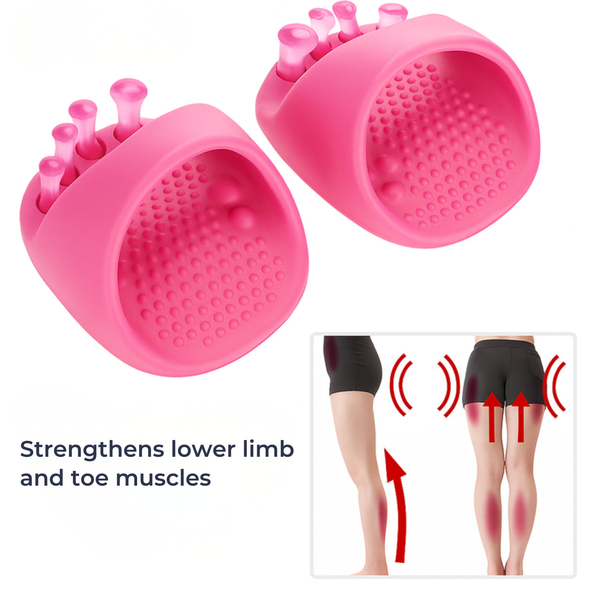 Solevera | Massage Slippers – Toe Separator Design – Non-Slip Sole – Foot Pain Relief & Posture Support