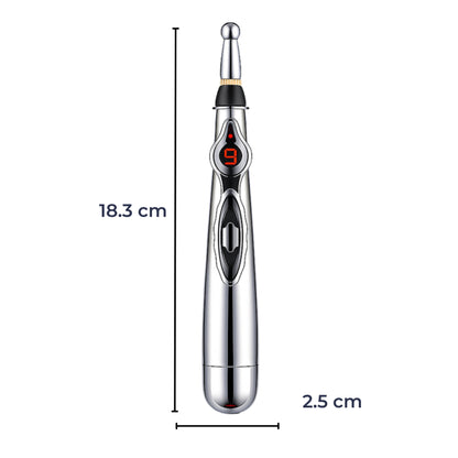 PulseCare | Pain Relief Acupuncture Pen – Drug-free Massage Therapy – Multi-head Design – Stress and Muscle Recovery