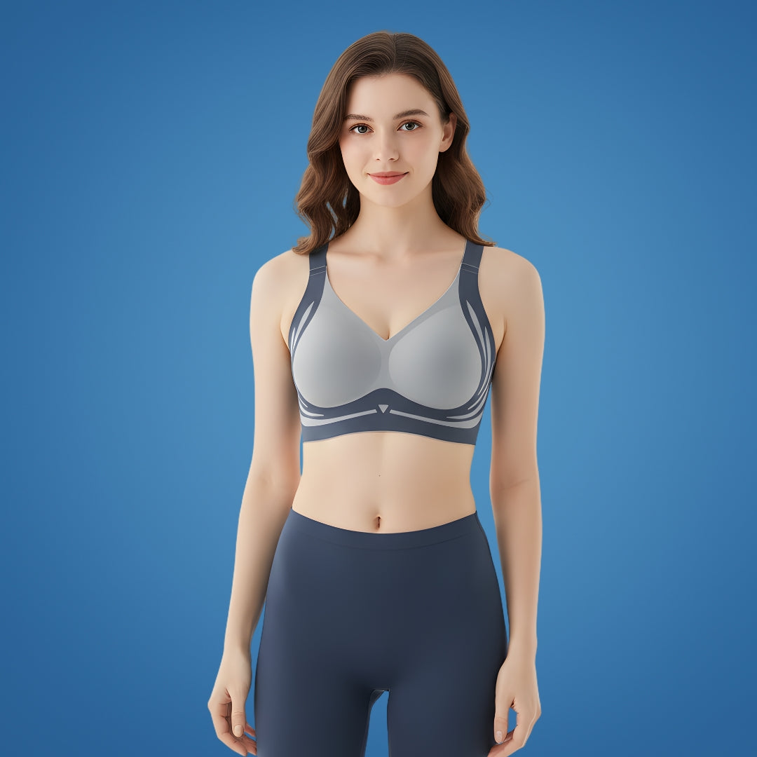 LiftEase | Comfortable Wireless V‑Neck Bra – Anti‑Sagging Lift – Breathable Padded Support – All‑Day Comfort – Ideal for Daily Wear