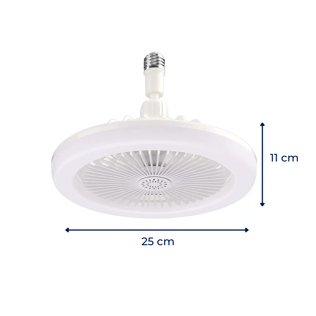 AirLume | Ceiling Fan Light – Easy Installation – E27 Bulb Socket – Remote Control – Quiet Energy Saving Cooling for Home & Office
