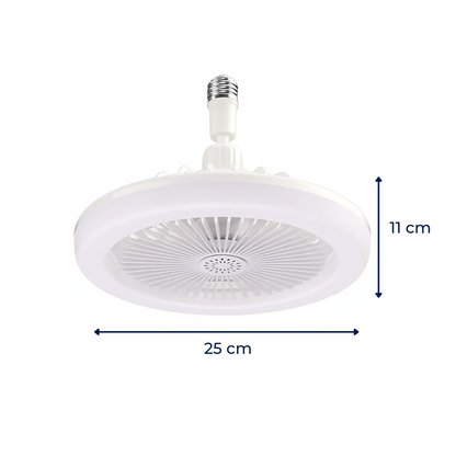 AirLume | Ceiling Fan Light – Easy Installation – E27 Bulb Socket – Remote Control – Quiet Energy Saving Cooling for Home & Office