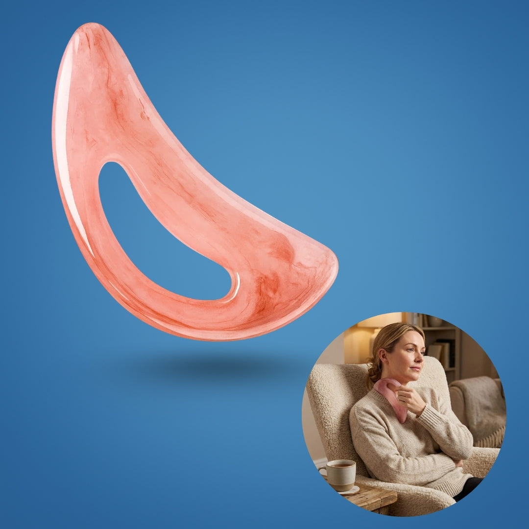 WellEase | Body Gua Sha Massager – Lymphatic Drainage – Durable Resin Tool – Relieves Muscle Tension & Soreness – Relaxing Full‑Body Use