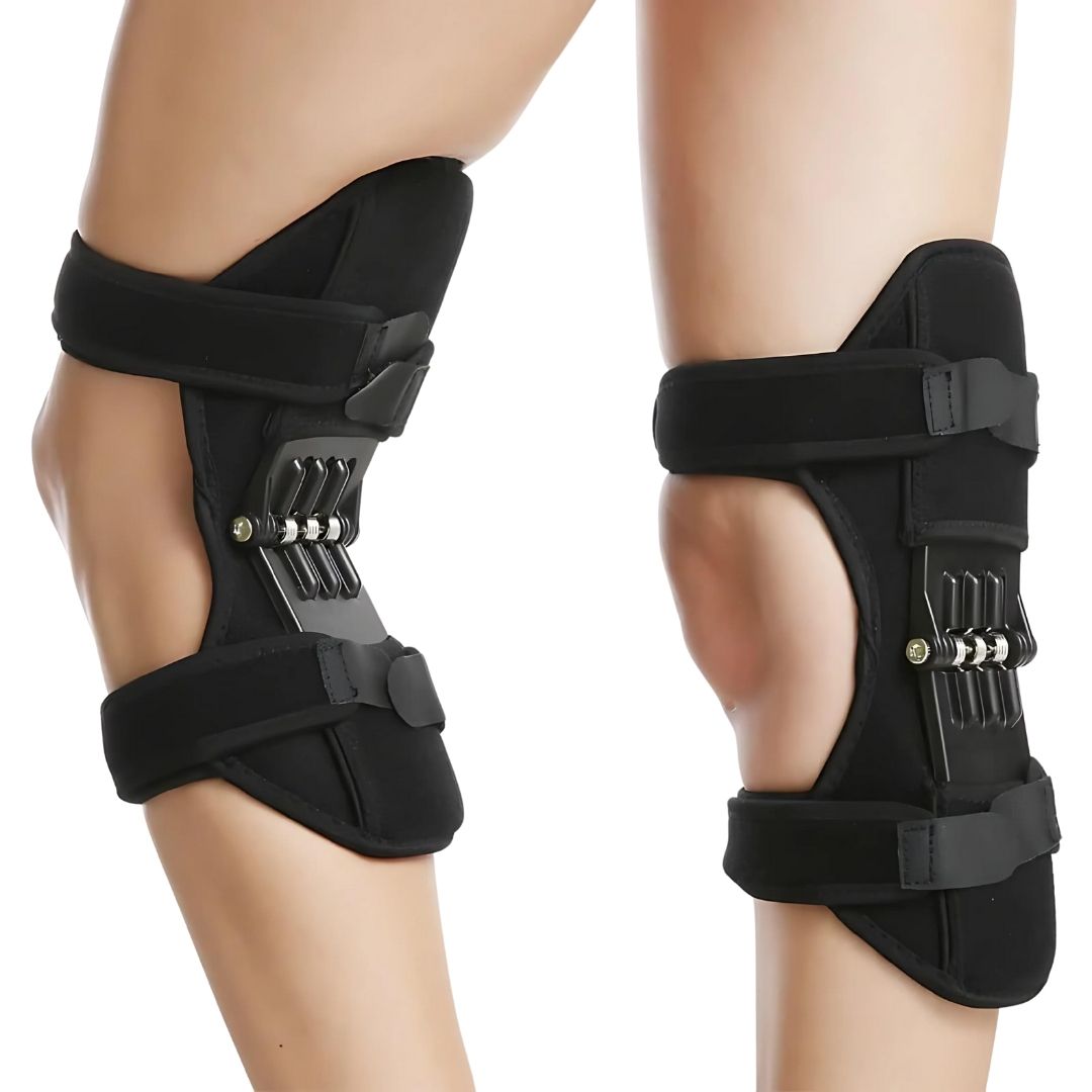 KneeGuard Pro | Set of 2 Hinged Knee Brace Stabilizers for Pain Relief | Adjustable Support for Knee Injuries - Arthritis - Post-Surgery Recovery