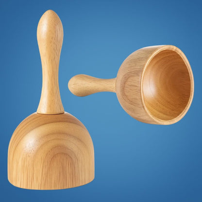 Woodease | Wood Therapy Massage Cup – Body Shaping – Wooden Ergonomic Massager – Cellulite Reduction – Improves Circulation – Muscle Relief