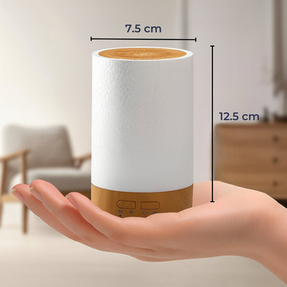 AeroGlow | Ultrasonic Air Humidifier – Essential Oil Diffuser with LED Night Light – Quiet Cool Mist – Bedroom & Home Relaxation