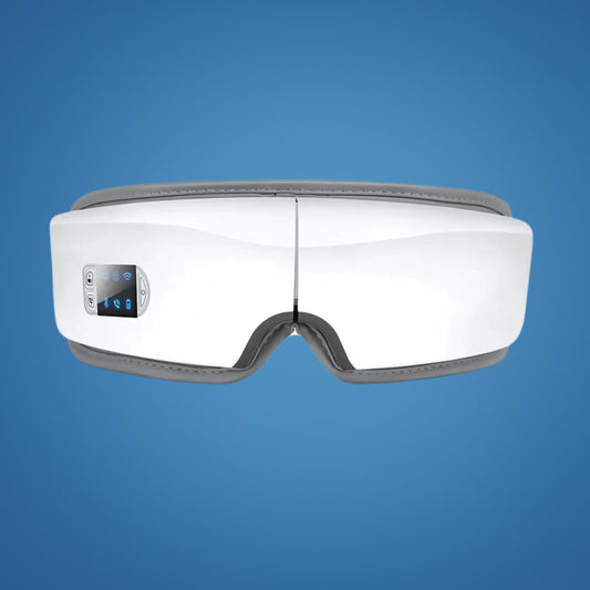 Vistella | 4D Smart Eye Massager - Air Pressure - Vibration - Heat Therapy for Eye Strain Fatigue - Sleep Improvement