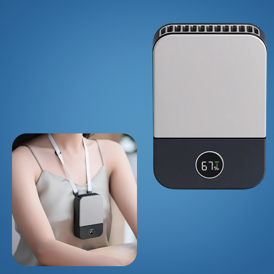 BreezeClip | Waist Clip Fan – 3-Speed Cooling – 2000 mAh Battery & Secure Waist Attachment – Hands-Free Relief for Outdoors, Work & Travel