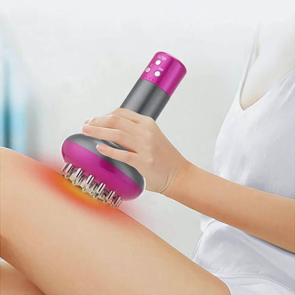 LumiSculpt Electric Cellulite Meridian Brush Massager | Skin Firming Device - Lymphatic Drainage and Muscle Relaxation for Home Use