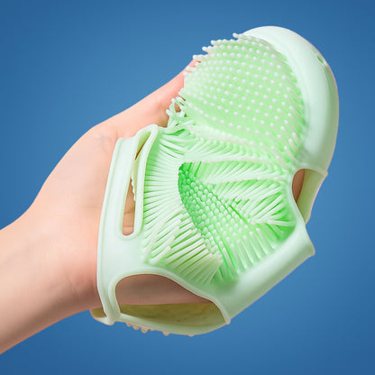 SiliceaCare | Silicone Body Scrubber Glove – Gentle Exfoliation – Antibacterial Washable Design – Smooth Skin for All Types