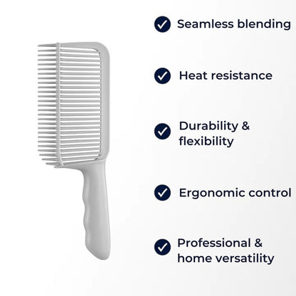 FadeMaster | Fade Comb – Heat-Resistant Hair Blending Tool – Flexible Durable Plastic – Professional Barber & Home DIY Haircut Styling