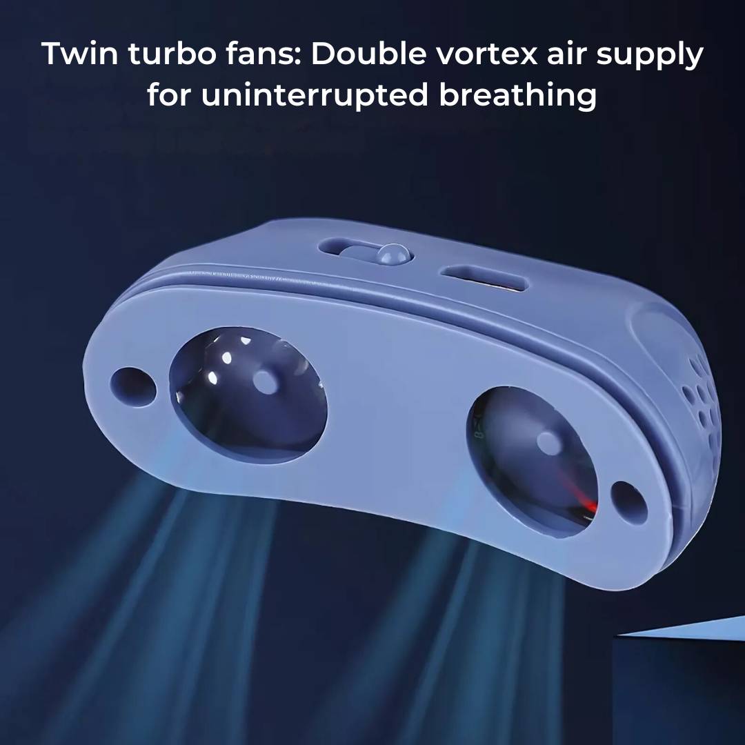 RestEase Micro CPAP Sleep Apnoea Machine | Portable Anti-Snoring Device - Rechargeable - Travel-Friendly CPAP Alternative