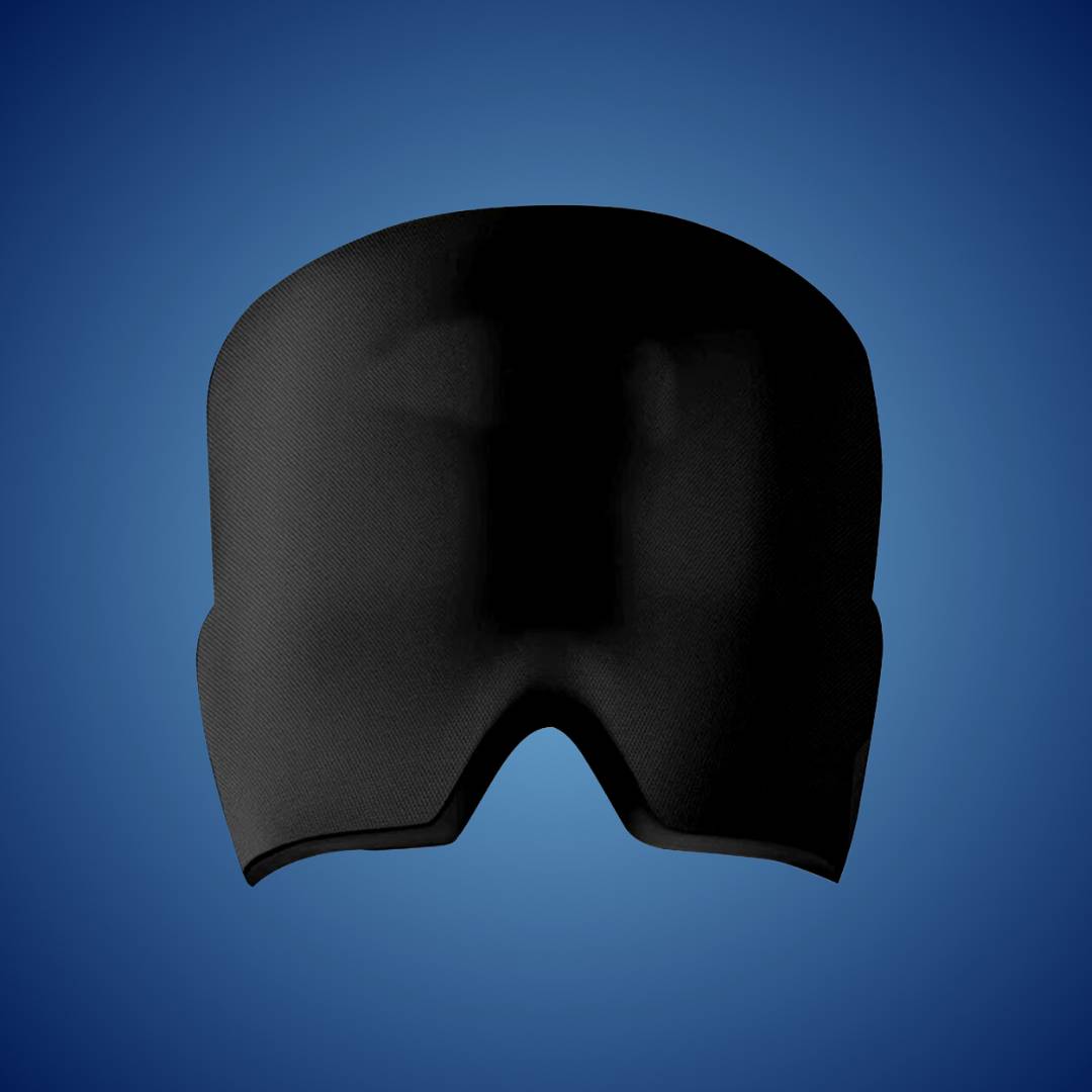 MigraSoothe Gel Hood Instant Headache and Migraine Relief | Cooling Comfort, Pressure Therapy & Light Blocking for Anytime Use