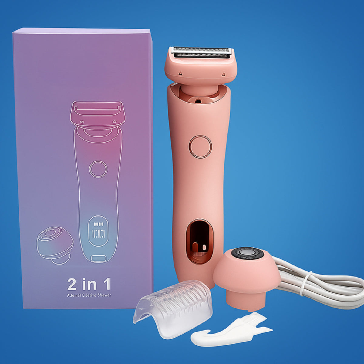 SilkGuard | Bikini Trimmer – Irritation-free Gentle Shave – Waterproof Wet & Dry – Precision Head – Women with Sensitive Skin