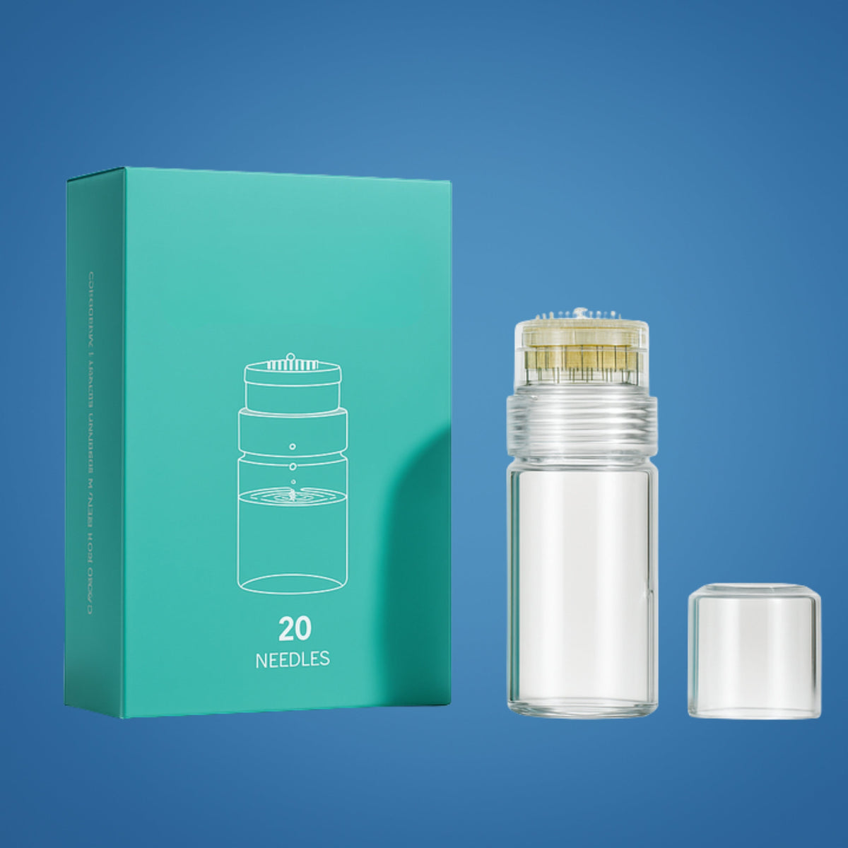 SkinVive | Derma Stamp Applicator – Precise Microneedles – Replaceable Head – Boost Serum Absorption for Radiant Skin