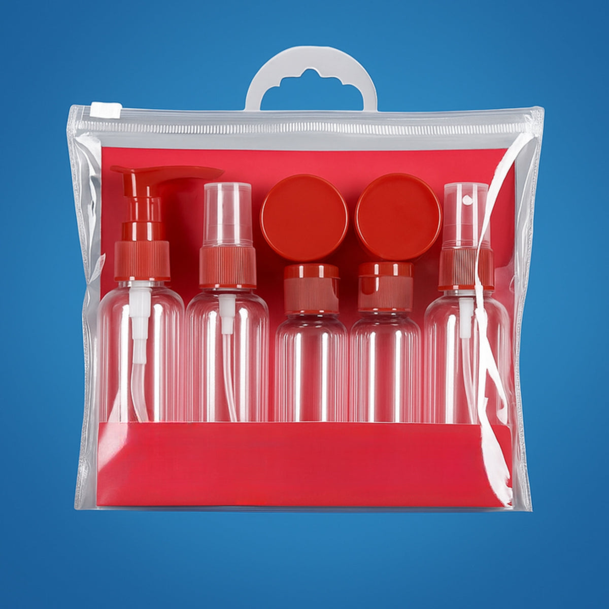 TripTidy | Travel Cosmetic Bottle Set – Leak-Proof Refillable Silicone – 60–80 ml Size – Perfect for Carry-On Trips