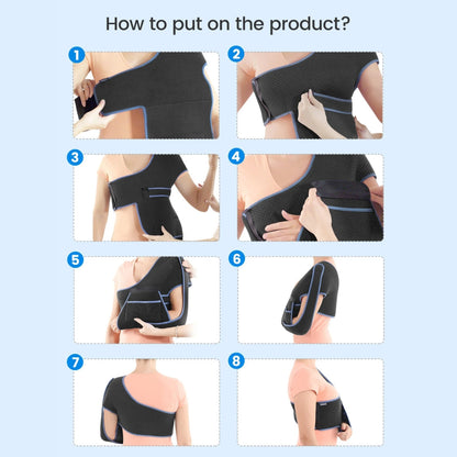 OrthoSecure | Shoulder Brace – Adjustable Support – Post-Surgery Recovery – Pain Relief – Injury Stabilization