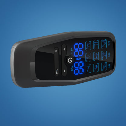 StimEase | Muscle Stimulator EMS – Intense Pain Relief – USB-Powered 10 Pads – Back & Shoulder Discomfort