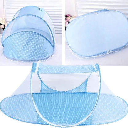 SleepSafe | Baby Travel Bed – Pop-Up Mosquito Net – Breathable Mesh – Infant Outdoor Sleep