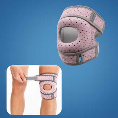 PatellaGuard | Patella Support Brace – Knee Pain Relief – Breathable Elastic Support – Adjustable Non Slip Strap – Running Training Daily Use