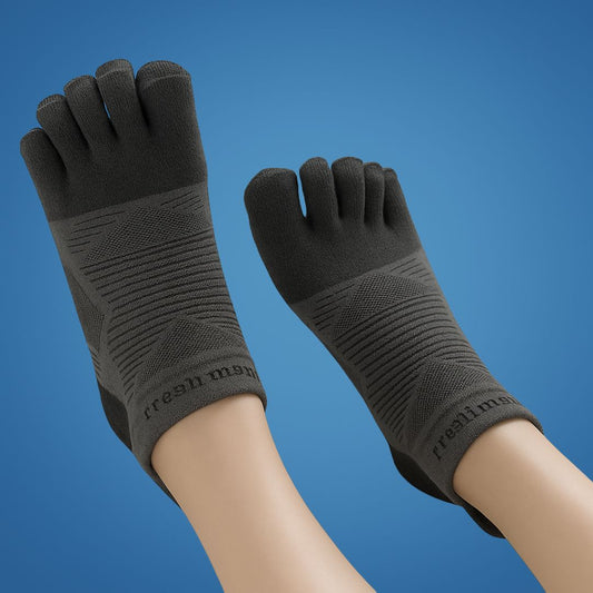 Freshstride | Bunion Toe-Alignment Socks – Blister Prevention – Breathable Comfort – Odour Control – All-Day Support for Active Wearers