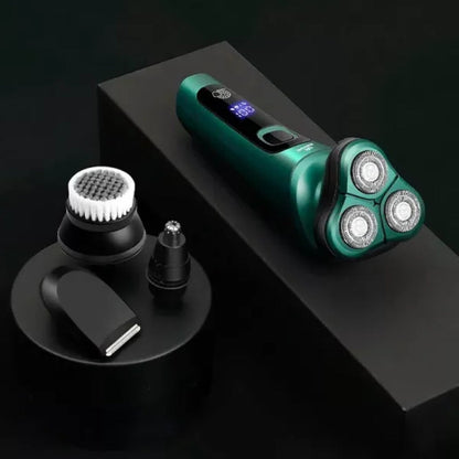 SmoothEdge | Electric Shaver for Men - 4-in-1 Grooming – Waterproof – LED Display – USB Rechargeable – Wet and Dry Shaving