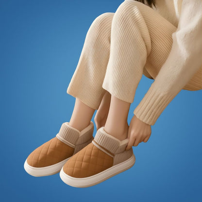 CozyStep | Plush Slipper Shoes – Non-Slip Grip – Thick Cushioned Sole – Indoor Comfort – Warm Supportive Fit for Cosy Relaxing Evenings